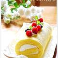 ブログ２周年記念deラズベリー×ブルーベリーロールケーキ♪