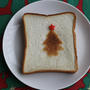 クリスマスに♪トーストでクリスマスツリー