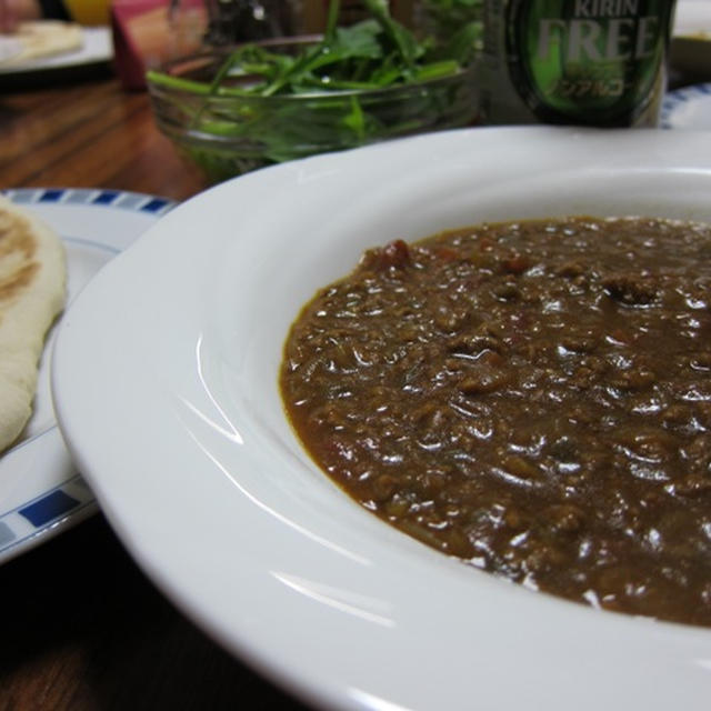 キーマカレー＆ナンを作ってみた