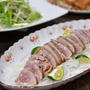 居酒屋みたい～塩タタキ、水菜のサラダ、厚揚げのサラダ、アリオリマッシュの晩ご飯。