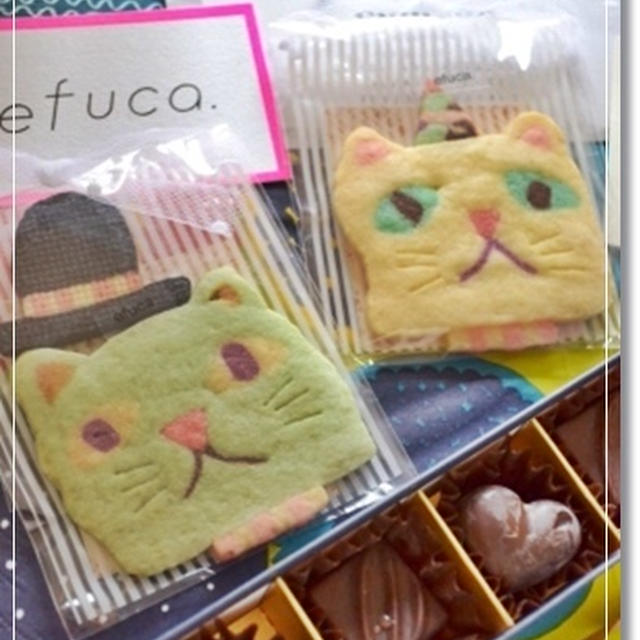 テレビや雑誌で見かける可愛いクッキーと美味しいチョコ