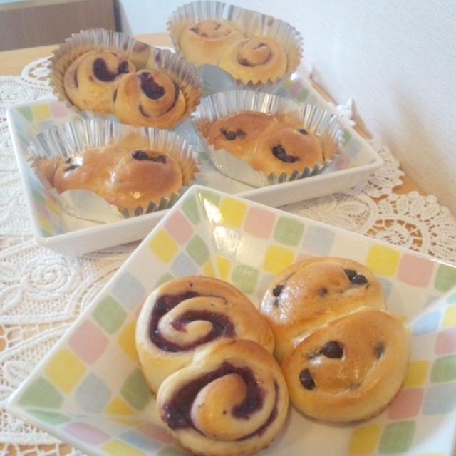 くるくるパン　～ジャムorチョコチップ～