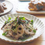 【レシピとわんこ】レンコンとひじきの明太サラダとベランダのモカ