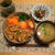 ストック野菜でビビンバ丼といちごミルク