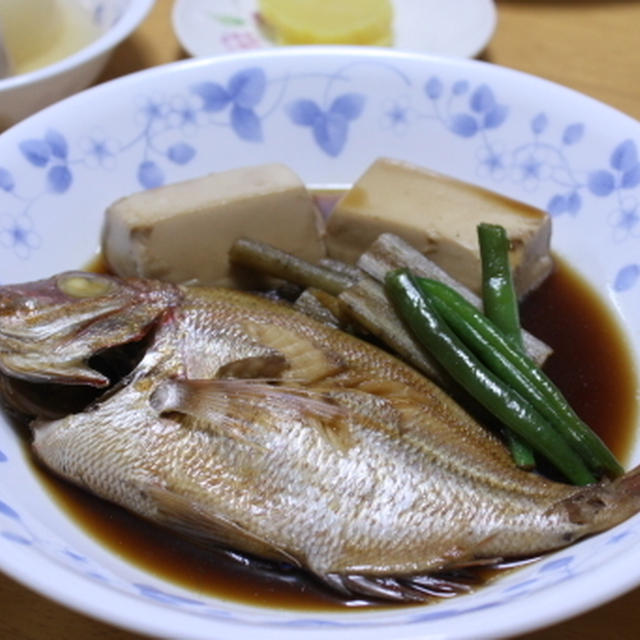 ちこ鯛の煮付け きのこご飯 By 地味食さん レシピブログ 料理ブログのレシピ満載