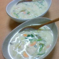 モニター☆ハウスのしょうがを使って豆乳味噌スープ☆