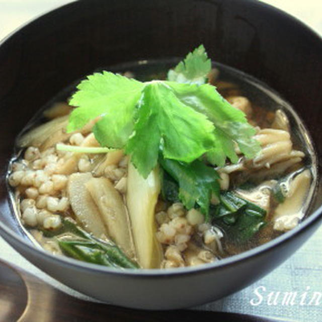 蕎麦の実雑炊 マクロビオティックレシピ