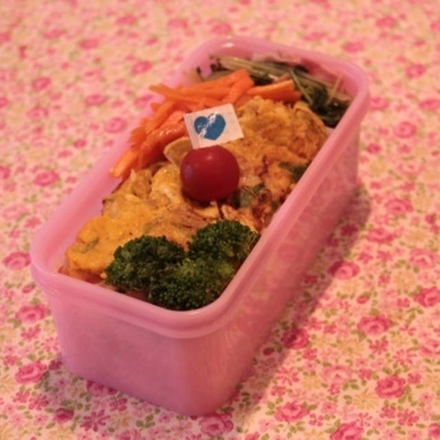 オムレツ弁当　つまんない