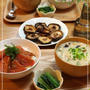 マグロの漬け丼☆豆乳味噌汁
