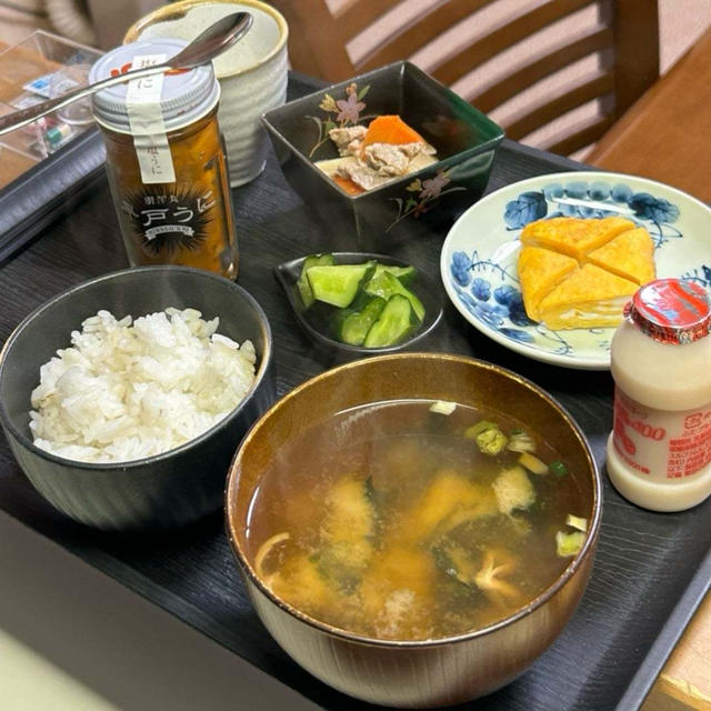 5.21【お家ごはん・朝】ウニごはん❣️ﾃﾞｽ。