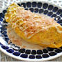 ☆きのこと小松菜のかつお節チーズオムレツ / 16日の朝ごはん☆