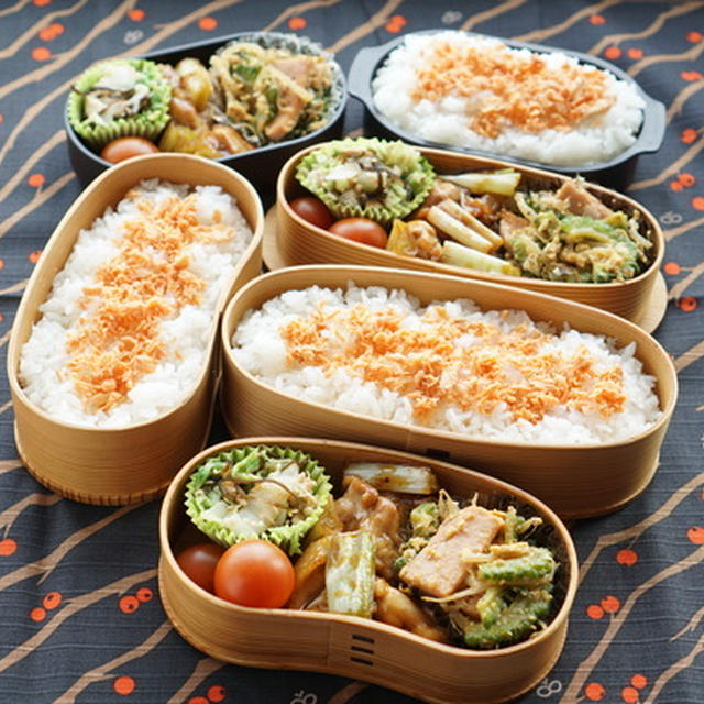 白菜のツナ昆布【レシピ】入り☆刺さないネギマ弁当３人前