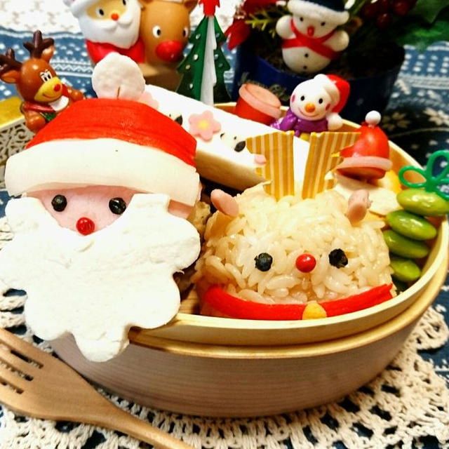 こんにちは(*^-^*)/クリスマスおにぎり弁当おにぎりアクションが今日がラスト...