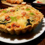 全粒粉入りザクザク生地でキッシュ　焼きましてん