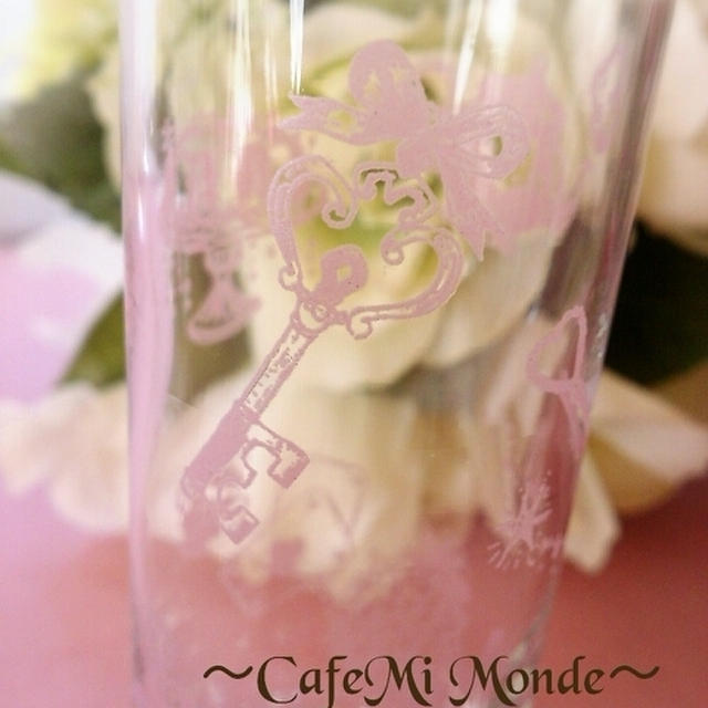 涼しげガラスdeポーセラーツいろいろ ♡