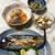 秋刀魚の干物と肉じゃがの夕飯
