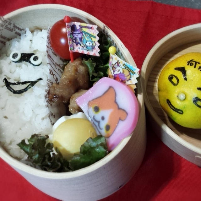 妖怪ウォッチウィスパー弁当（振替授業用）