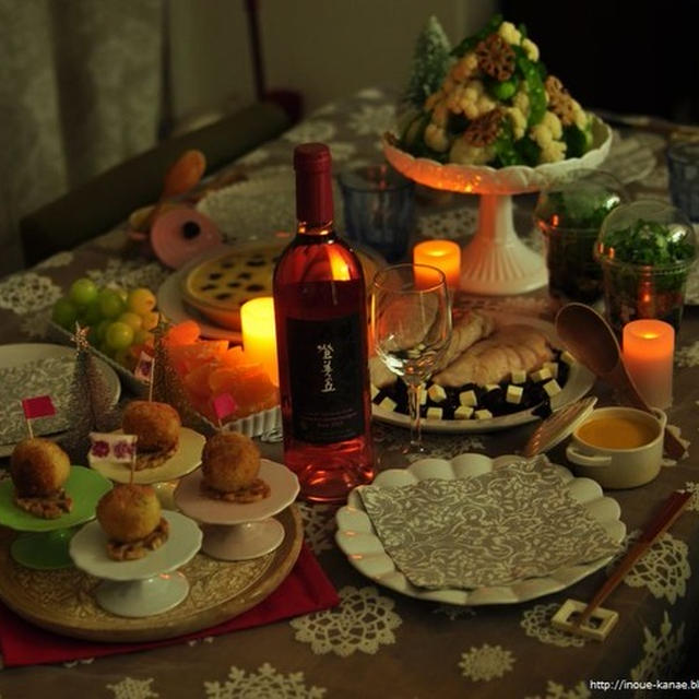 家族で過ごすクリスマスの食卓2015