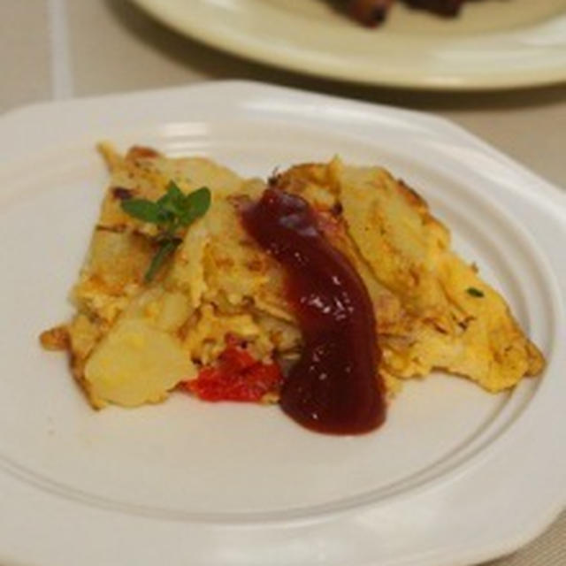 リメイク⑤ラタトゥユでスパニッシュオムレツ＆鶏手羽の野菜ジュースマリネ焼き