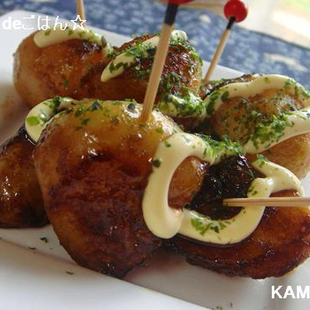 たこ焼みたいな！じゃが焼き♪カンタンおつまみ☆