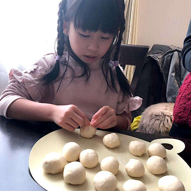 つくれぽ♡生徒様からフライパンで簡単♪お野菜たっぷり豚まんのお写真が届きました