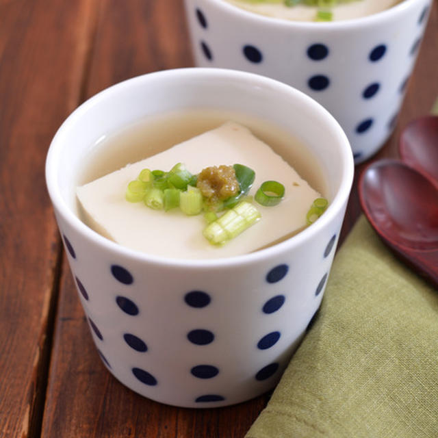 あったかレンジだし豆腐。【揚げない・4人分レンジ3分】のごはんの日。