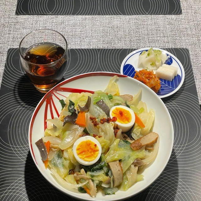 皿うどんの献立