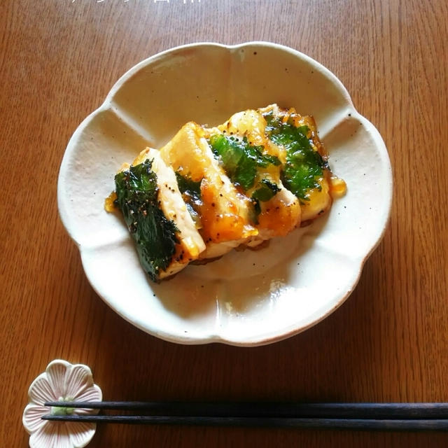 豆腐のバター醤油照り焼き