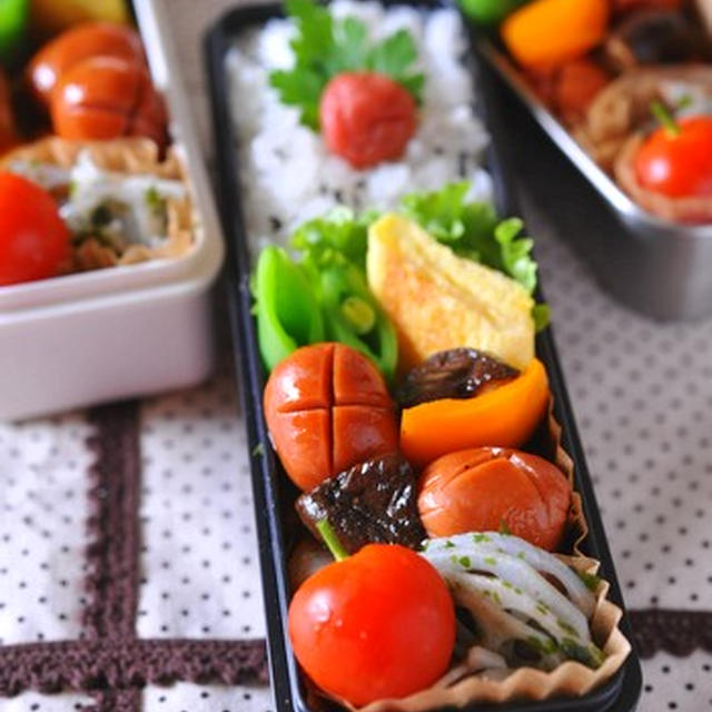 ウインナーの甘酢あん弁当