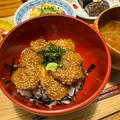 【ホタテのごま漬け丼】