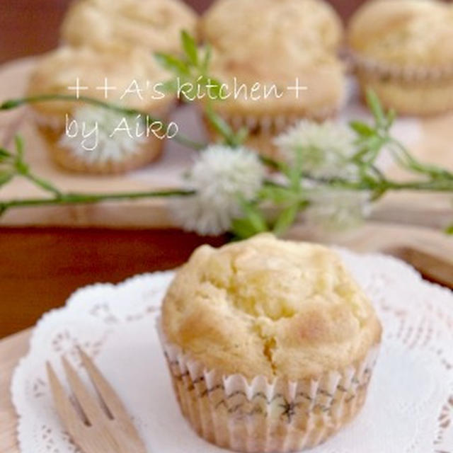 【sweets】りんごとクリームチーズの爽やかマフィン♪