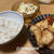 鶏むね肉で塩唐揚げ　液体塩こうじで簡単に作れます。コールスローサラダを添えました。