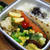 サーモンムニエル弁当、朝ごはん