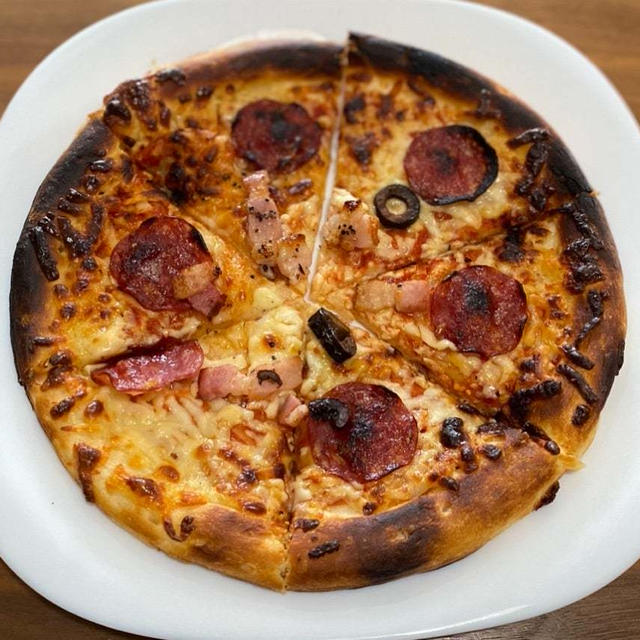 冷やし素麺よりもっと簡単なピザ！