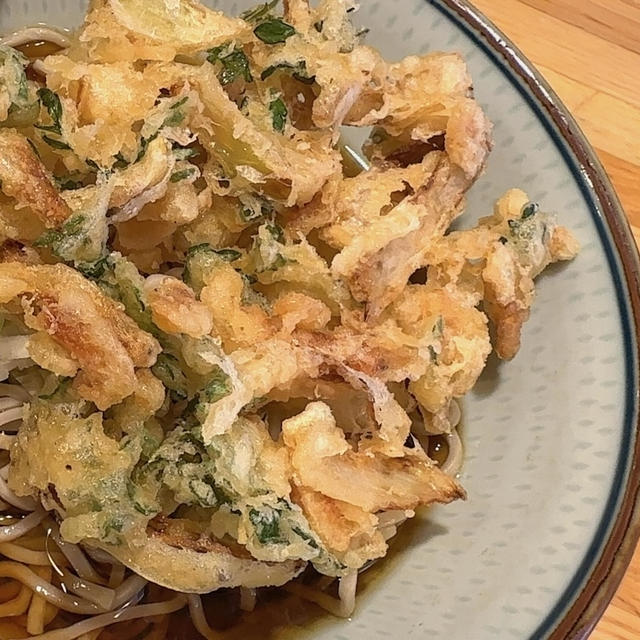 立ち蕎麦行脚「福そばの冷し天ぷらそば」