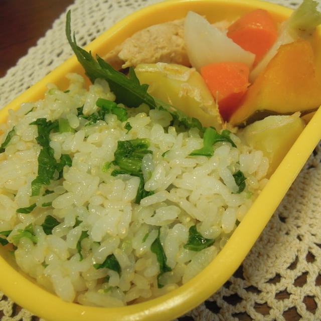 蒸し鶏＆野菜の彩り弁当