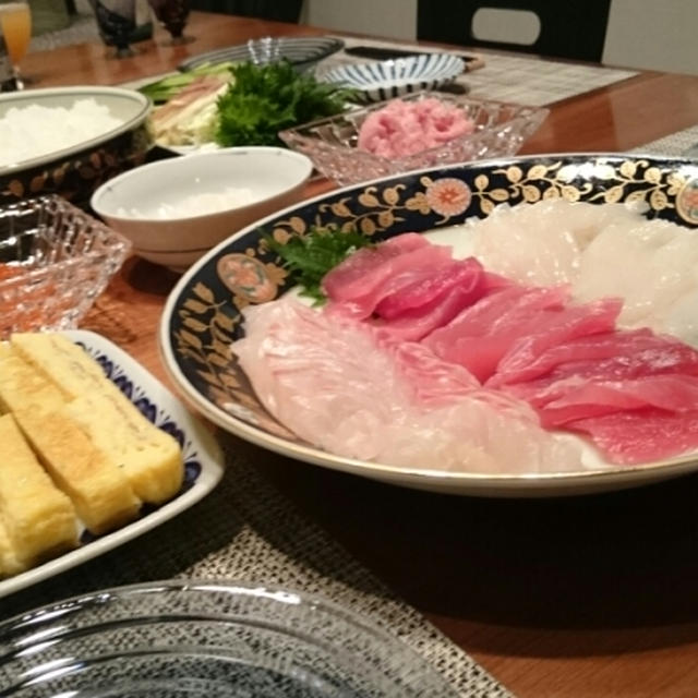 手巻き寿司な夕食