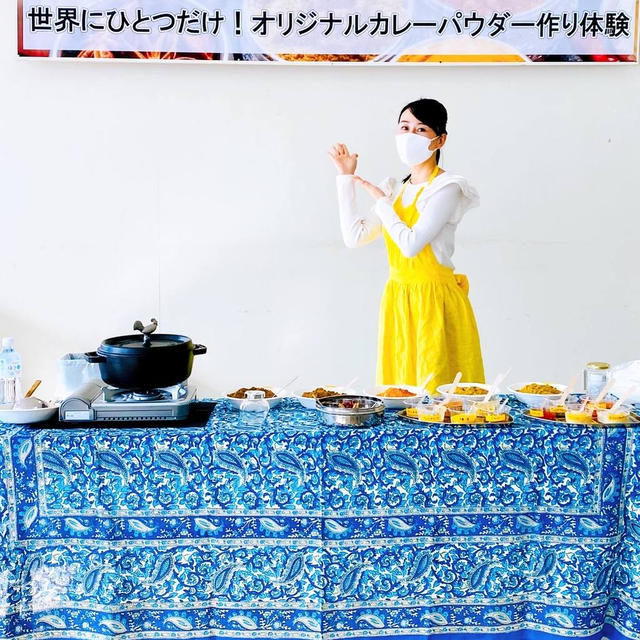 三笠市に出張講座♪カレーパウダー作り体験