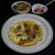 オープンオムレツ＆絹厚揚げの茸餡かけ