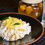 【梅サワーで作る　蕗のばら寿司】りんご酢梅サワーで寿司酢が香る！