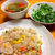 ノンオイルでチャーハン（風）