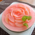 母の日に＊お花の桃レアチーズケーキ by たっきーママ（奥田和美）さん