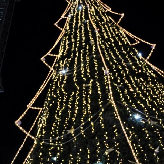 クリスマスイルミネーションin大阪空中庭園。