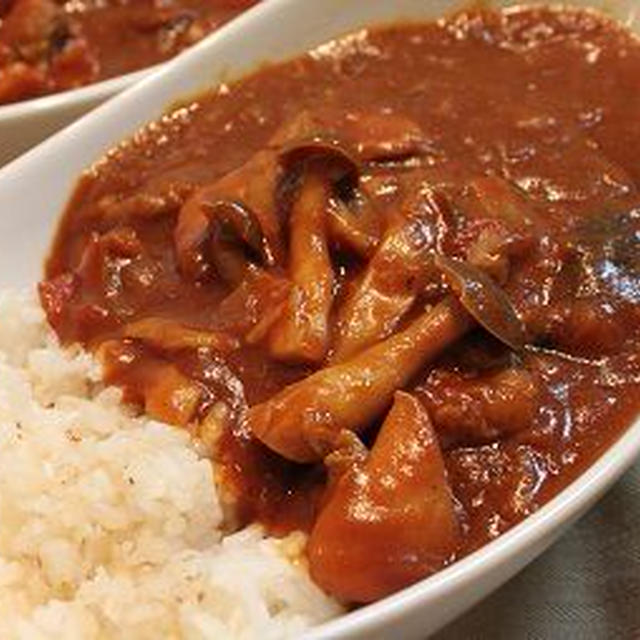 鶏肉とキノコのカレー