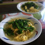 菜の花のスープパスタ
