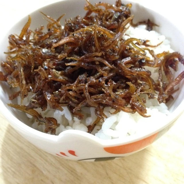 イカナゴの釘煮ご飯