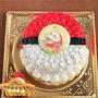 【ポケモンケーキ】モンスターボールから飛び出すホゲータのケーキ