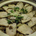 鶏めし　鶏チャーシューの煮汁で土鍋ごはん