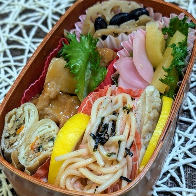 いちおう用意しました夫のお弁当１０２