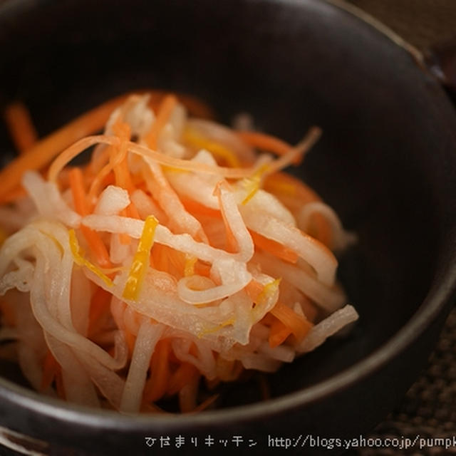 簡単■お正月料理【紅白なます】【菊酢】【黒豆】■